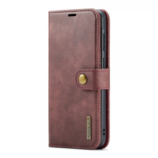 Dg.Ming Samsung Galaxy A57 Etui med Aftageligt Cover Rød