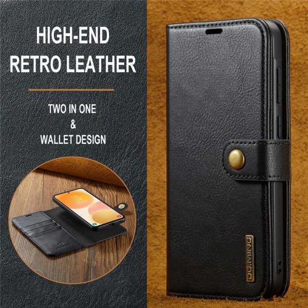 Dg.Ming Samsung Galaxy A57 Etui med Aftagelig Skal Sort