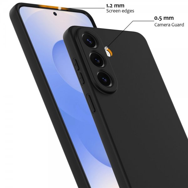 Samsung Galaxy A57 Cover med rem Silikone MagSafe Sort