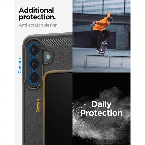 Spigen Samsung Galaxy A57 Cover Rugged Armor Mat Sort