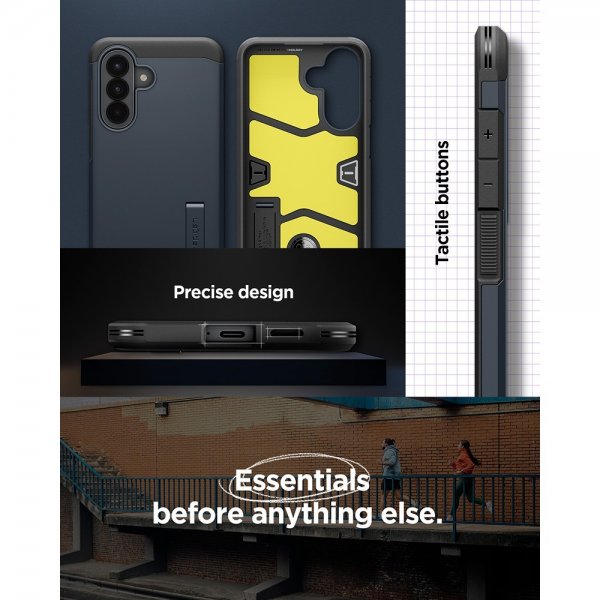 Spigen Samsung Galaxy A57 Cover Tough Armor Metal Slate