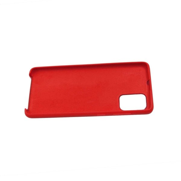 Samsung Galaxy A71 Cover Silikone Rød