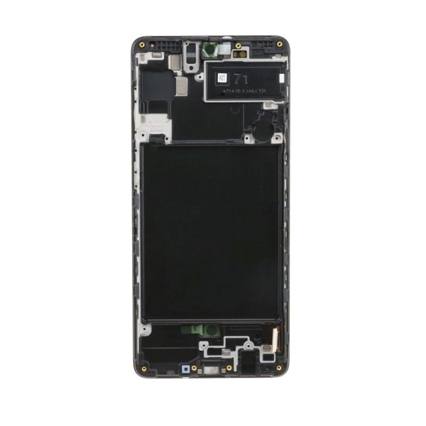Samsung Galaxy A71 Skærm med LCD Display + Ram - Sort