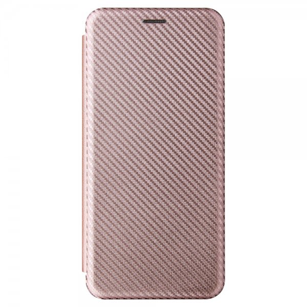 Samsung Galaxy A72 Cover Kulfibertekstur Rosaguld