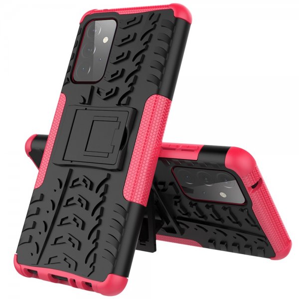 Samsung Galaxy A72 Cover Dækmønster Standfunktion Rosa