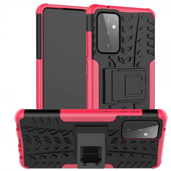 Samsung Galaxy A72 Cover Dækmønster Standfunktion Rosa