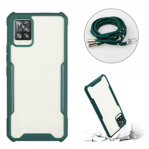 Samsung Galaxy A72 Cover med Rem Grøn