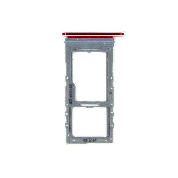 Samsung Galaxy Note 10 Plus SIM-kortholder - Rød