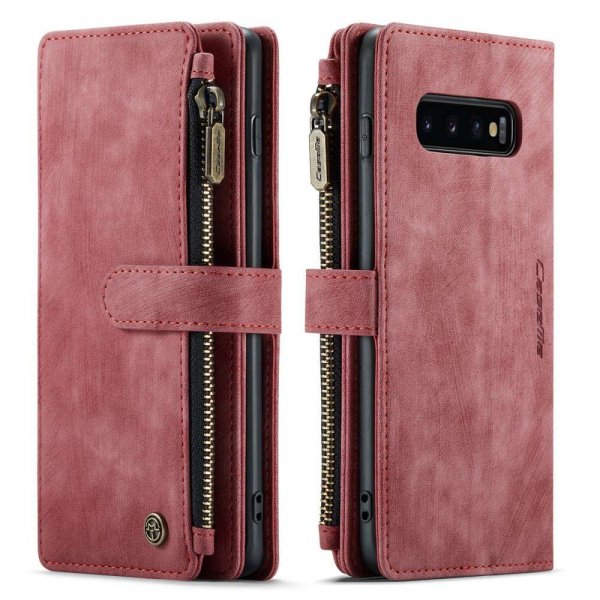 CaseMe Samsung Galaxy S10 Cover C30 Series Rød