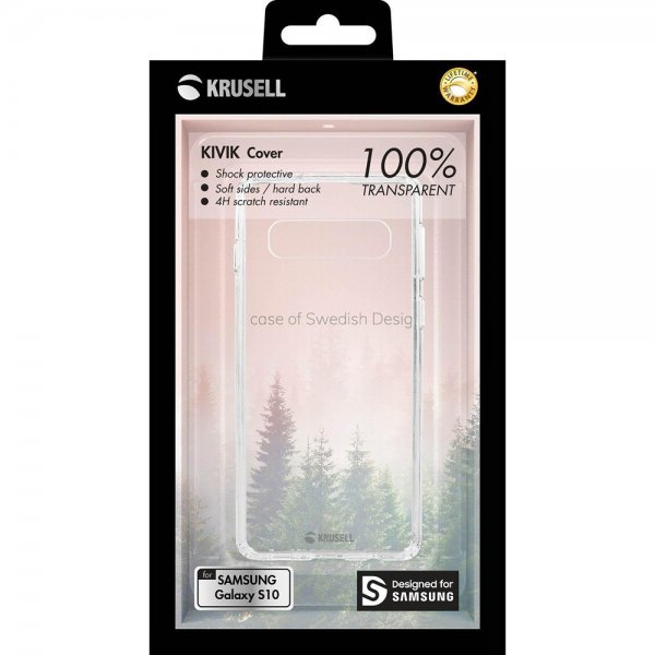 Krusell Samsung Galaxy S10 Cover Kivik Transparent