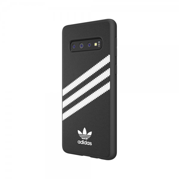 Adidas Samsung Galaxy S10 Cover OR Moulded Case PU SS19 Sort Hvid