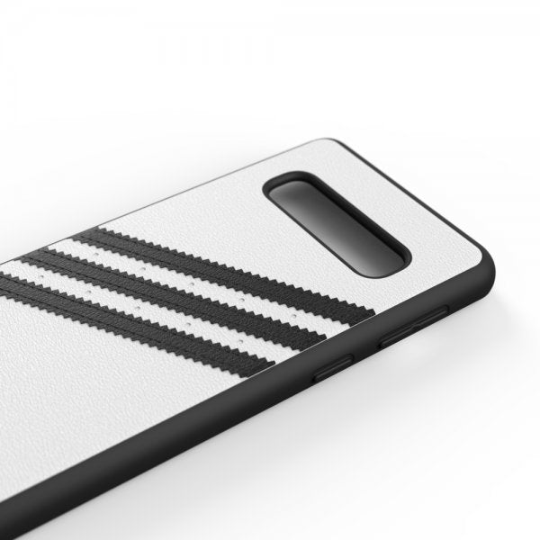 Adidas Samsung Galaxy S10 Cover OR Moulded Case PU SS19 Hvid Sort