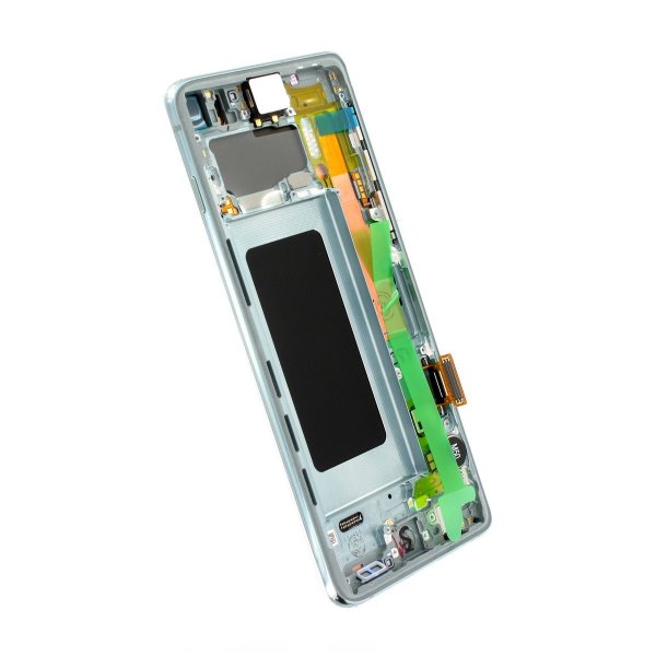 Samsung Galaxy S10 (SM-G973F) Skærm med LCD Display Original - Grøn