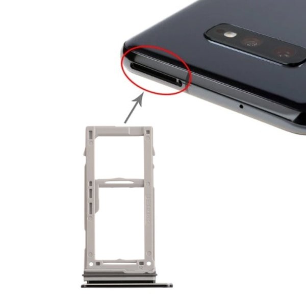 Samsung Galaxy S10e SIM-kortsholder - Sort