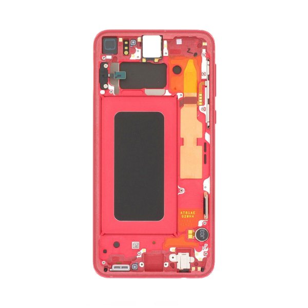 Samsung Galaxy S10e (SM-G970F) Skærm med LCD Display Original - Rød