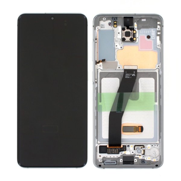 Samsung Galaxy S20 4G/5G (G980/G981) Skærm med LCD Display Original - Hvid