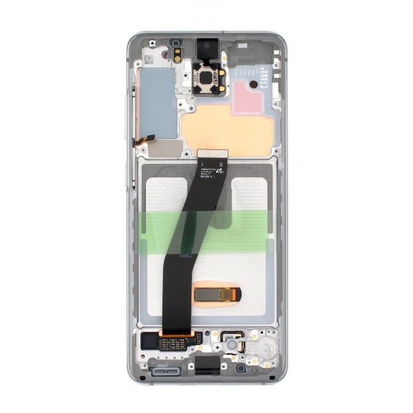 Samsung Galaxy S20 4G/5G (G980/G981) Skærm med LCD Display Original - Hvid
