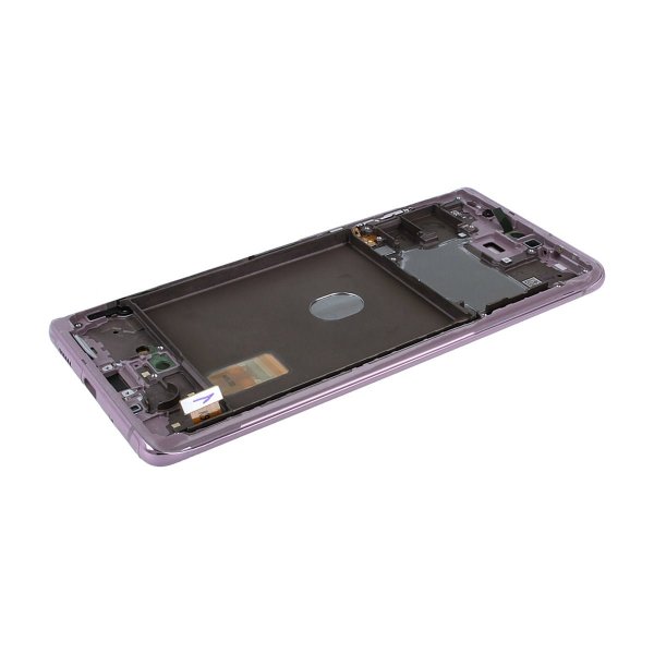 Samsung Galaxy S20 FE 5G Skærm med LCD Display Original - Lavendel
