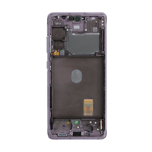 Samsung Galaxy S20 FE 5G Skærm med LCD Display Original - Lavendel