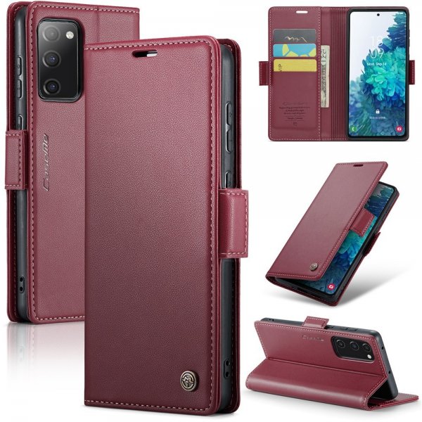 CaseMe Samsung Galaxy S20 FE Etui 023-serien Rød