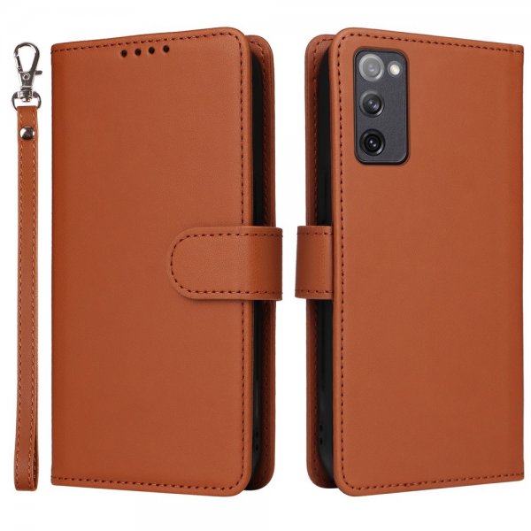 Betopnice Samsung Galaxy S20 FE Etui med Aftageligt Cover 005 Brun