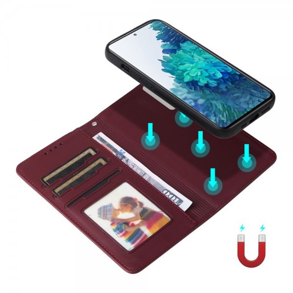 Betopnice Samsung Galaxy S20 FE Etui med Aftageligt Cover 005 Rød