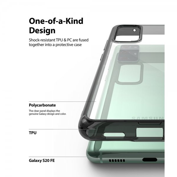 Ringke Samsung Galaxy S20 FE Cover Fusion Smoke Black