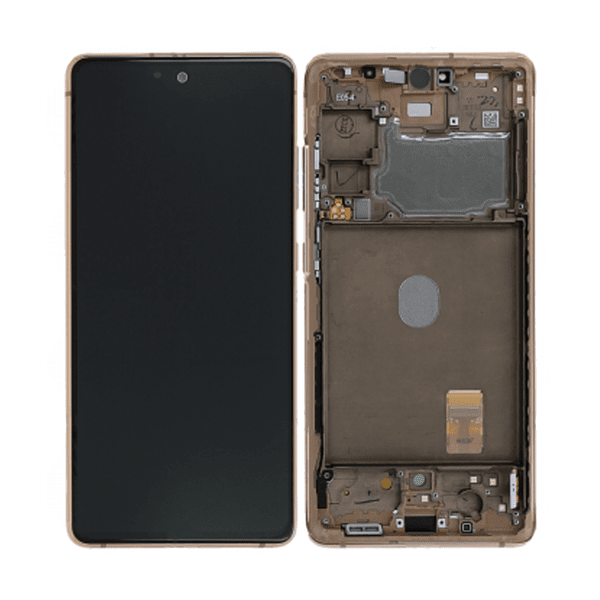 Samsung Galaxy S20 FE Skærm med LCD Display Original - Orange