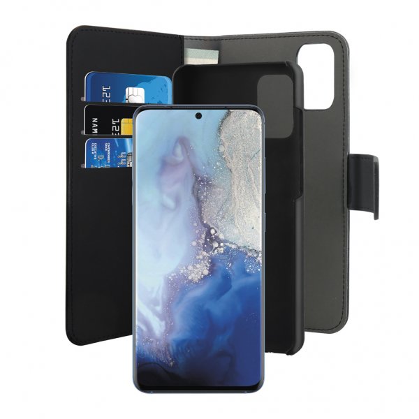 Puro Samsung Galaxy S20 Cover Wallet Aftagelig 2 i 1 Sort
