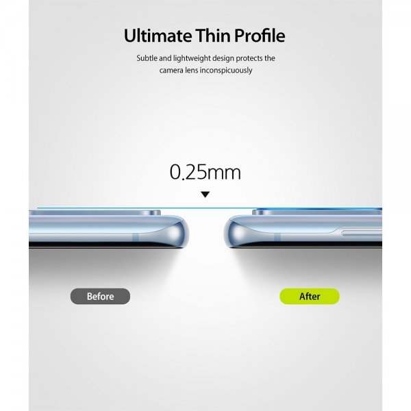 Ringke Samsung Galaxy S20 Kamerabeskyttelse Kamerabeskytter Glas 3-pak