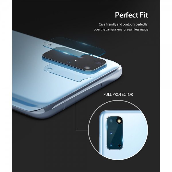 Ringke Samsung Galaxy S20 Kamerabeskyttelse Kamerabeskytter Glas 3-pak