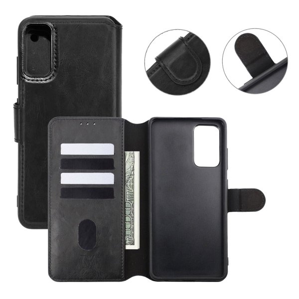Rvelon Samsung Galaxy S20 Etui 4 Kortlommer Sort