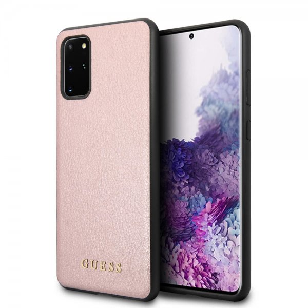 Guess Samsung Galaxy S20 Plus Cover Iridescent Cover Rosaguld