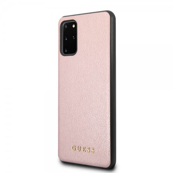 Guess Samsung Galaxy S20 Plus Cover Iridescent Cover Rosaguld