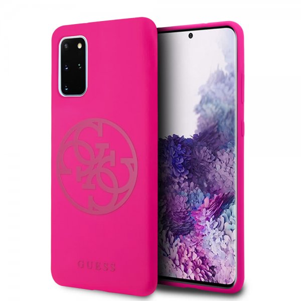 Guess Samsung Galaxy S20 Plus Cover med Logo Magenta