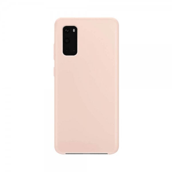 Xqisit Samsung Galaxy S20 Cover Silikone Etui Rosa
