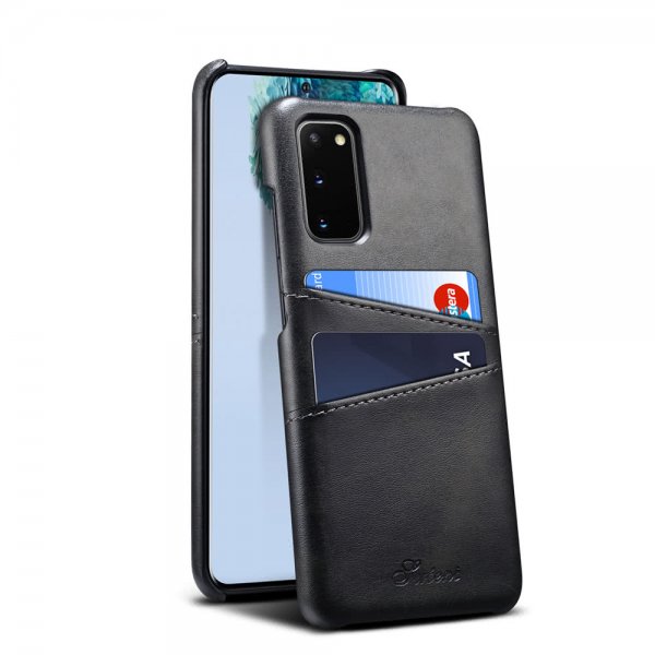 Samsung Galaxy S20 Cover med to Kortlommer Sort