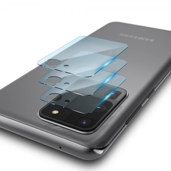 Ringke Samsung Galaxy S20 Ultra Kamerabeskyttelse Glas 3-pak