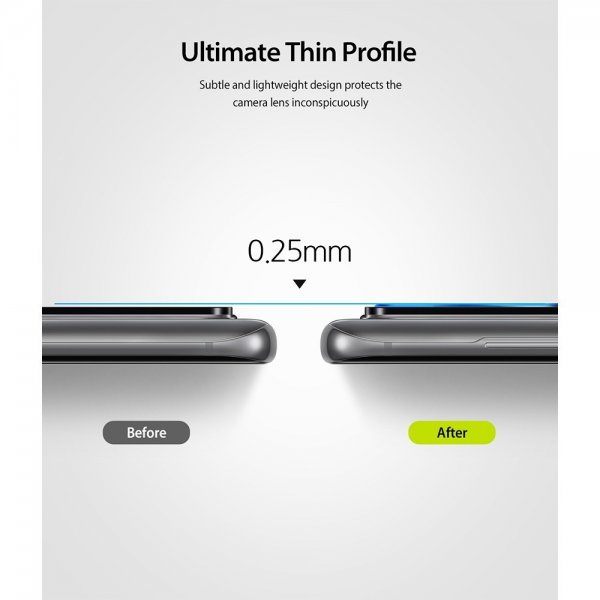 Ringke Samsung Galaxy S20 Ultra Kamerabeskyttelse Glas 3-pak