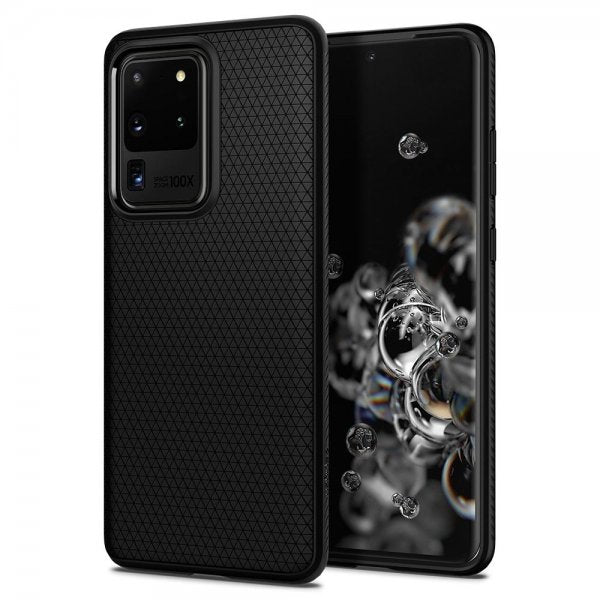 Spigen Samsung Galaxy S20 Ultra Cover Liquid Air Mat Sort