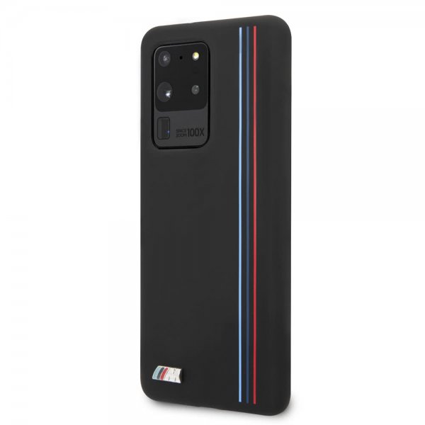 BMW Samsung Galaxy S20 Ultra Cover M-Sport Stribe Sort