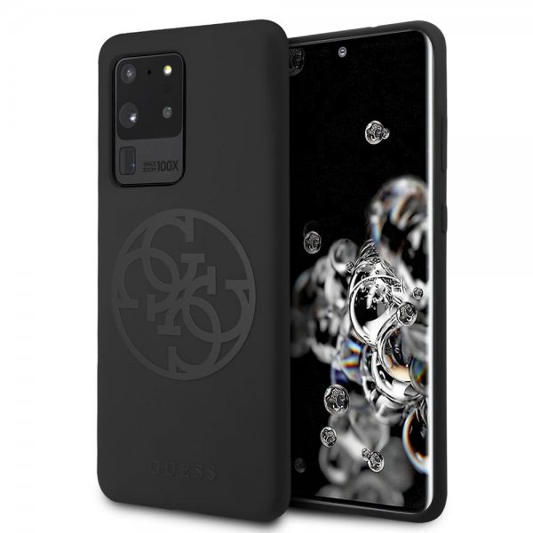 Guess Samsung Galaxy S20 Ultra Cover med Logo Sort