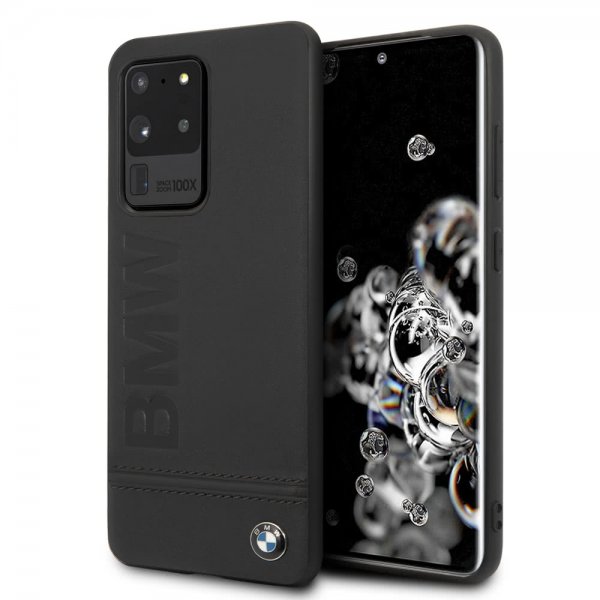 BMW Samsung Galaxy S20 Ultra Cover med Logo Sort