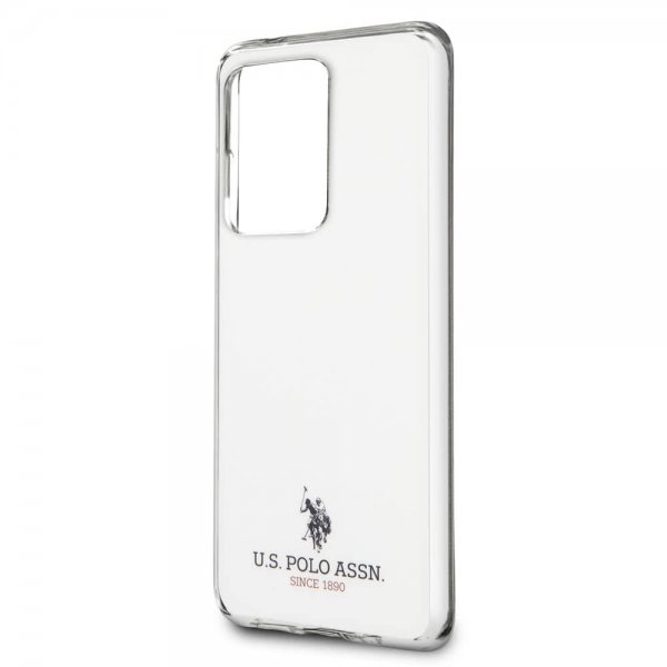 U.S. Polo Samsung Galaxy S20 Ultra Cover med Logo Hvid