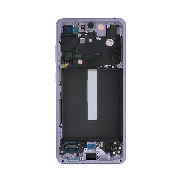 Samsung Galaxy S21 FE 5G Skærm med LCD Display Original - Lavendel