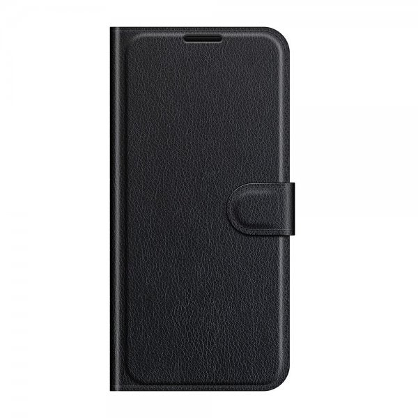 Samsung Galaxy S21 FE Etui Litchi Sort