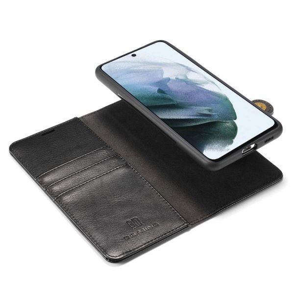 Dg.Ming Samsung Galaxy S21 FE Etui Aftageligt Cover Sort