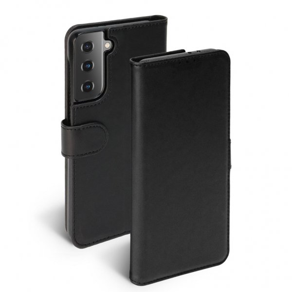 Krusell Samsung Galaxy S21 FE Etui PhoneWallet Sort