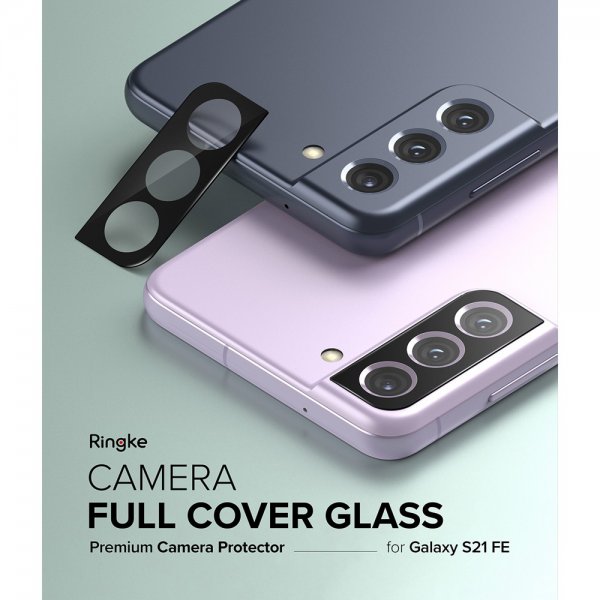 Ringke Samsung Galaxy S21 FE Kamerabeskytter Glas 3-pak