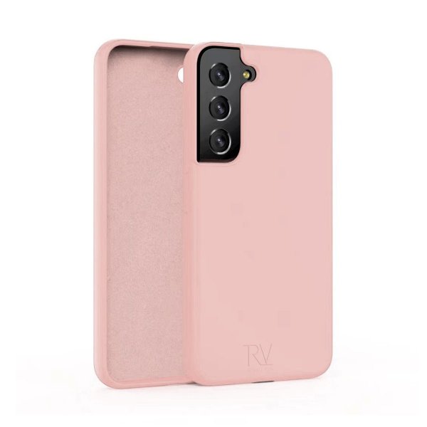 Rvelon Samsung Galaxy S21 FE Cover Silikone Sandrosa